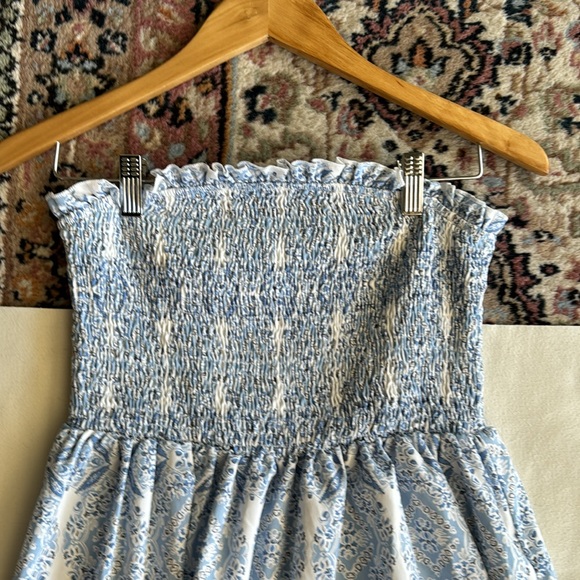 Women’s Floral Print Tube Flowy Dress Size 6 - Picture 6 of 10